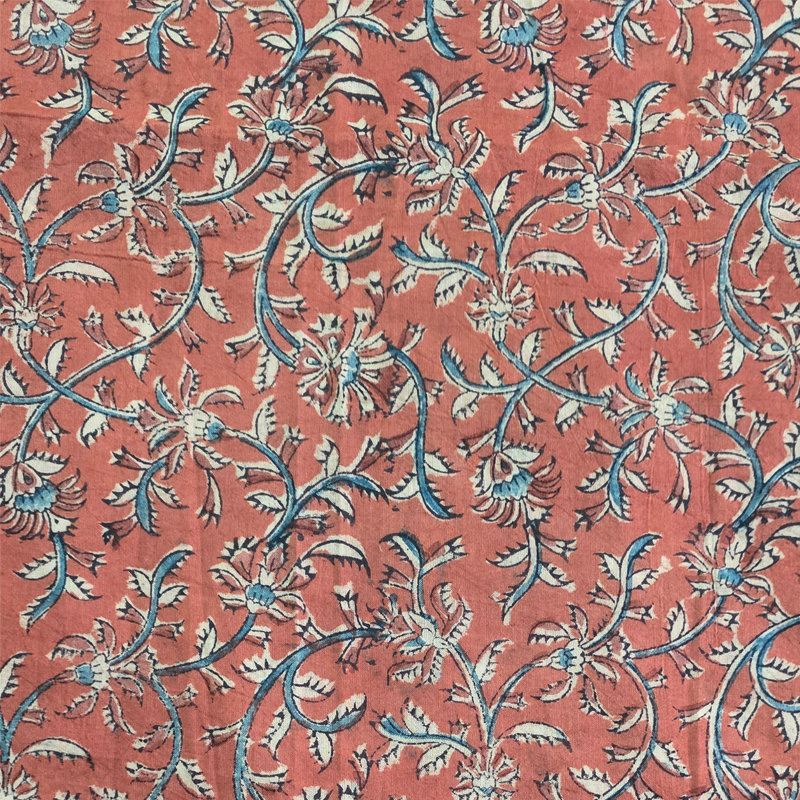 ORANGE FLORAL - MUL MUL SCARF