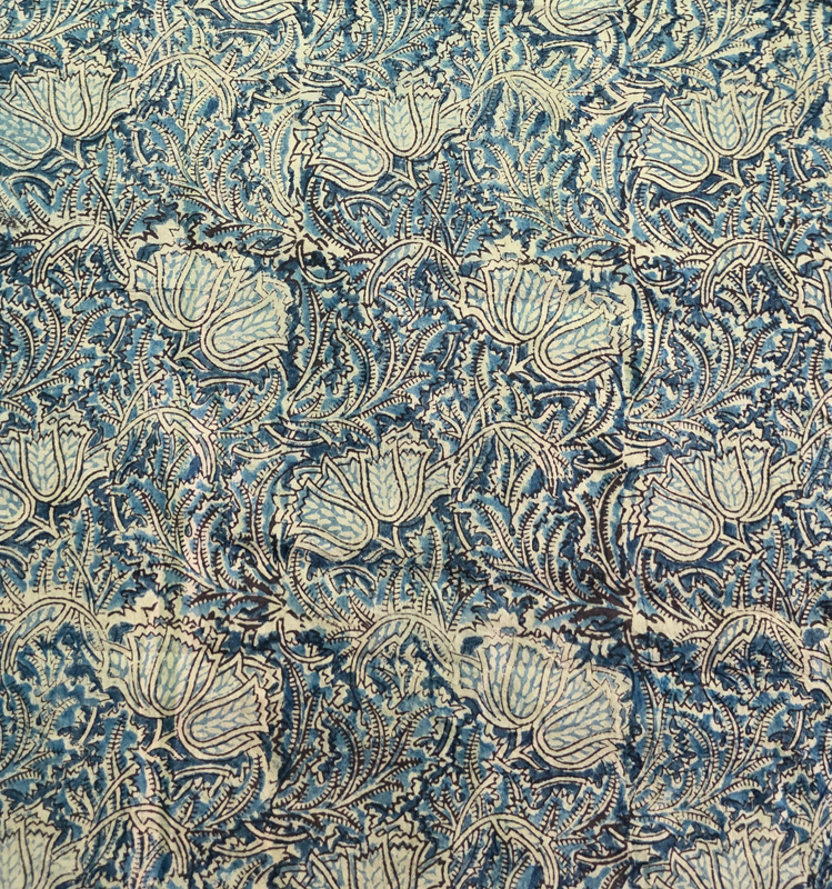 TERRACOTA BLUE - MUL MUL SCARF
