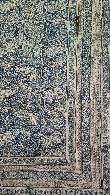 TERRACOTA BLUE - MUL MUL SCARF