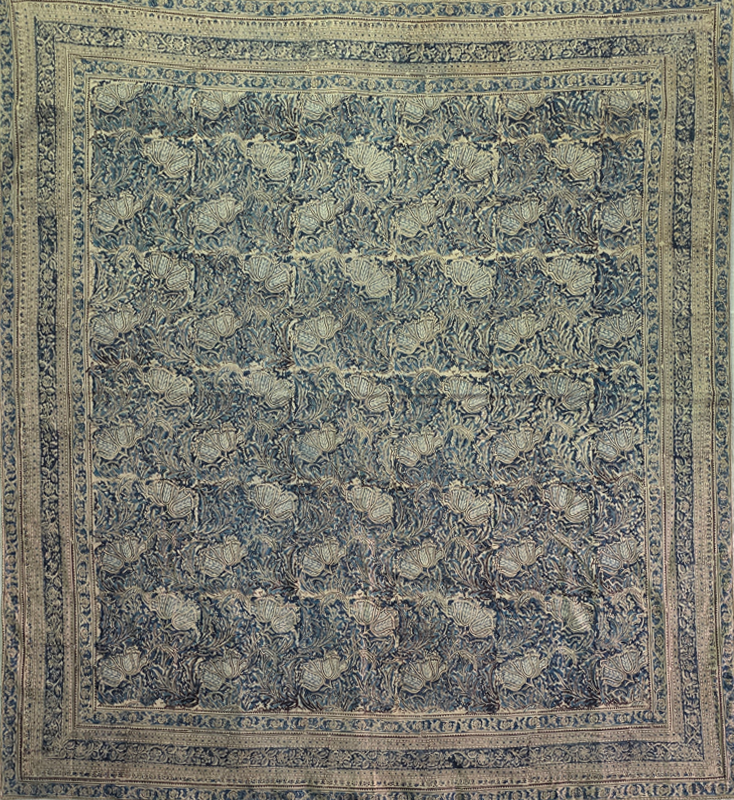 TERRACOTA BLUE - MUL MUL SCARF