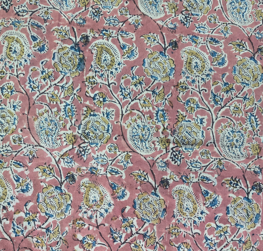PINK FLORAL - MUL MUL SCARF