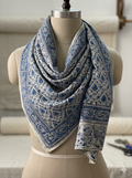 KODALI KARAPPUR BLUE - MUL MUL SCARF